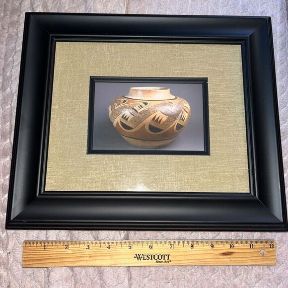 Nampeyo Hopi-Tewa Jar - Cool Framed Framed Southwestern Art Postcard - Picture 3 of 9